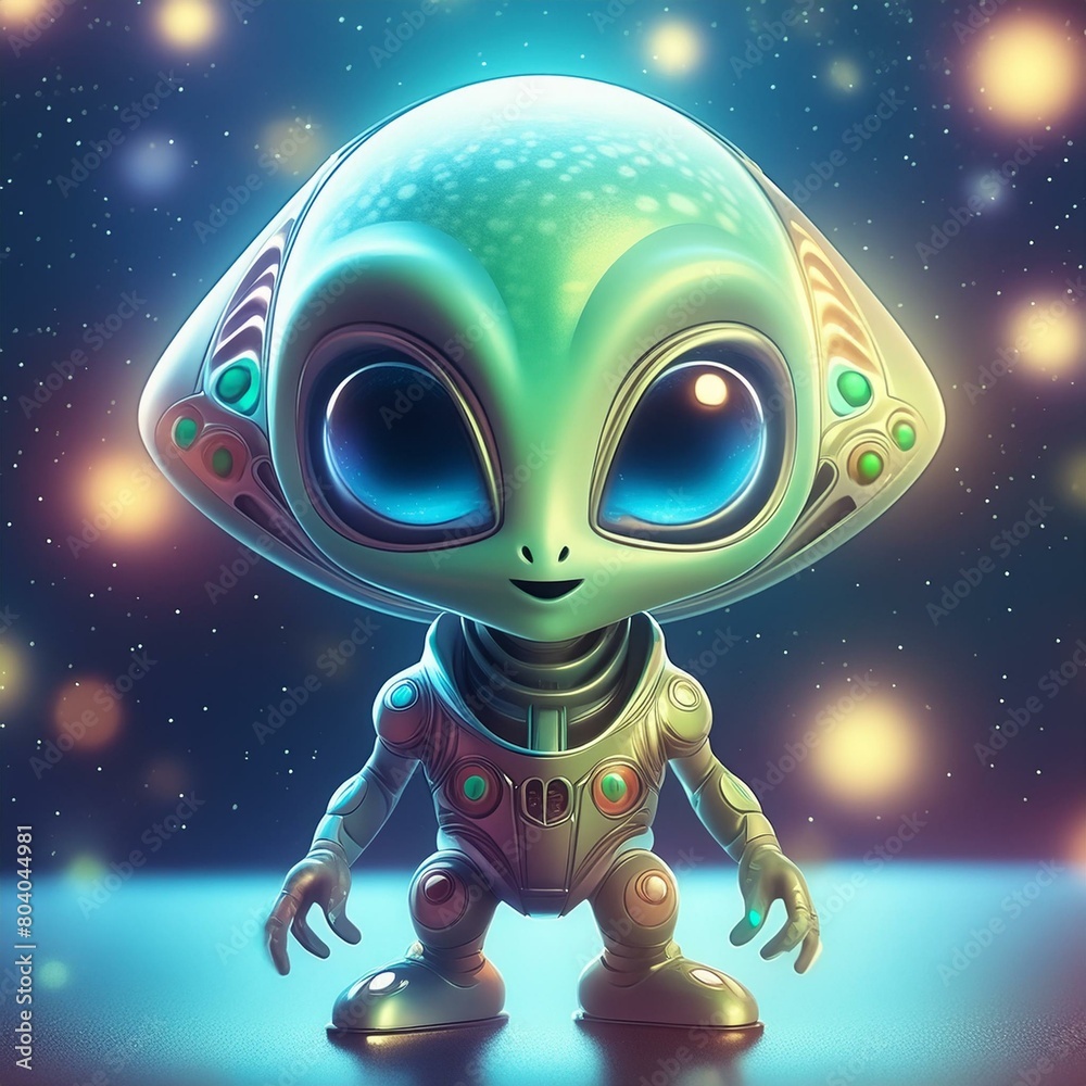 Zorblat the Friendly Alien: A New 3D Cartoon Character Zorblat the Friendly Alien: A New 3D Cartoon Character
