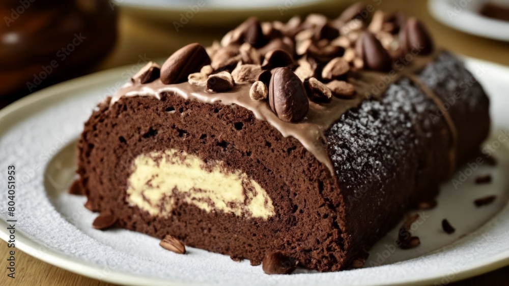 Deliciously decadent chocolate cake with a surprise inside Deliciously decadent chocolate cake with a surprise inside