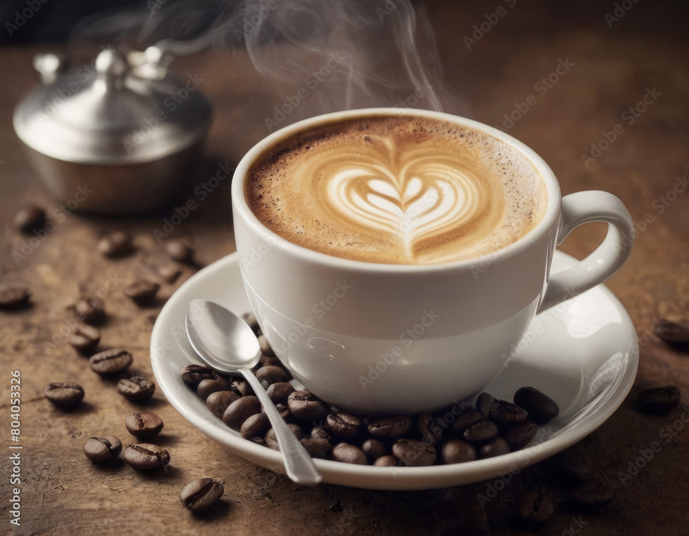 I chicchi di caffè raccontano storie di avventure passate, mentre la tazzina li ascolta con reverenza. I chicchi di caffè raccontano storie di avventure passate, mentre la tazzina li ascolta con reverenza.