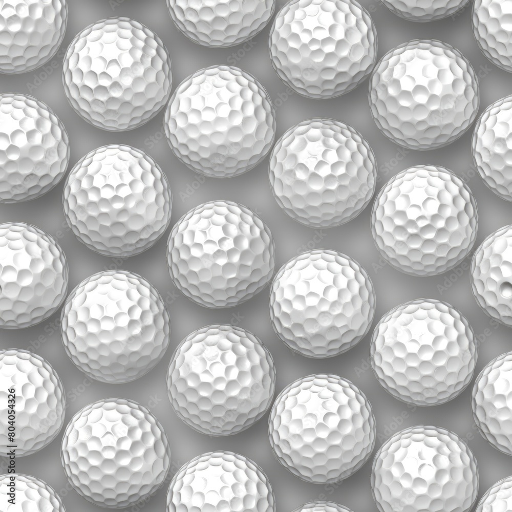 Numerous golf balls arranged on a table. Ideal for sports and recreation concepts Numerous golf balls arranged on a table. Ideal for sports and recreation concepts