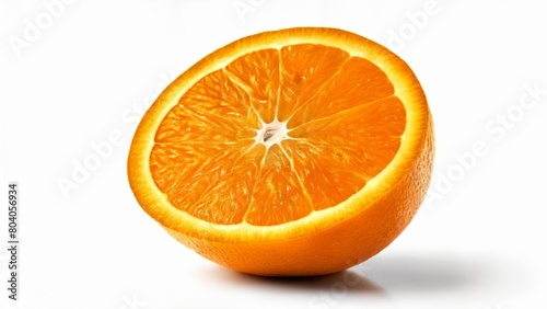  Freshly cut juicy orange slice