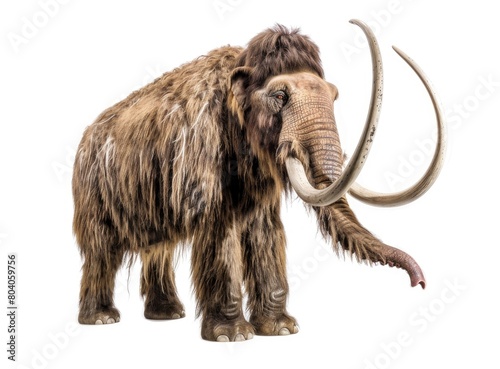 mammoth isolated on white background