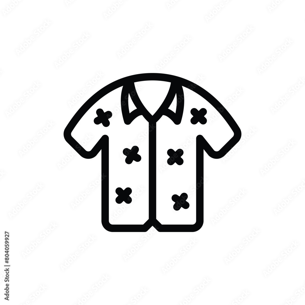 Summer Shirt vector icon Summer Shirt vector icon