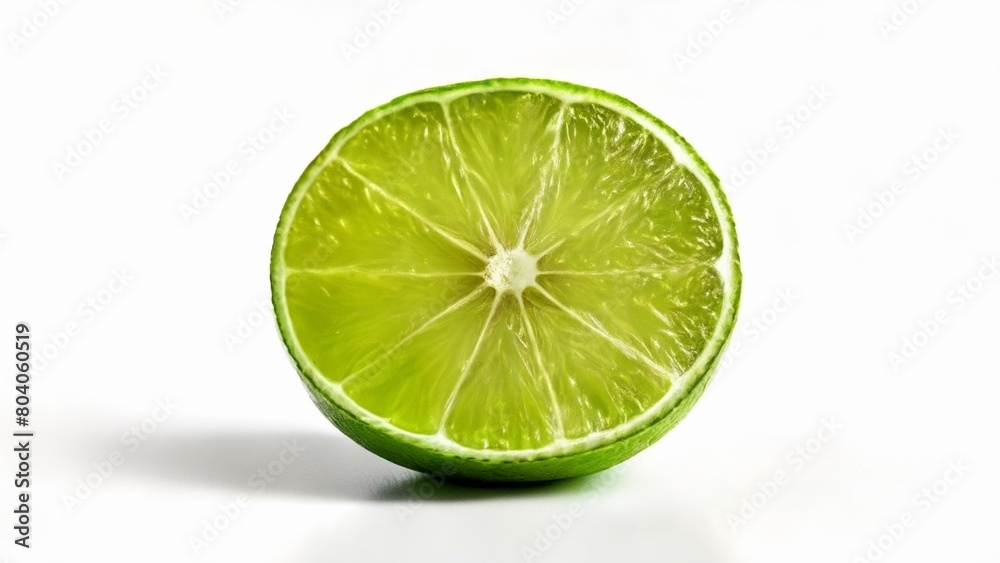  Freshly cut lime wedge ready to add zest to your drink