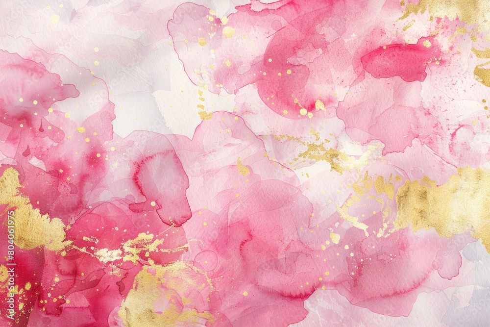 Fototapeta premium Detailed close up of a painting depicting pink flowers. Suitable for interior decoration