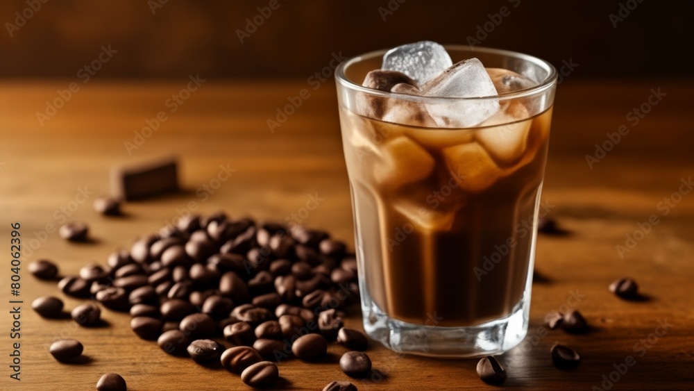 Refreshing iced coffee with a touch of luxury Refreshing iced coffee with a touch of luxury