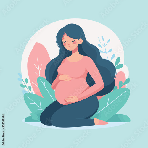 Happy Pregnant Woman 