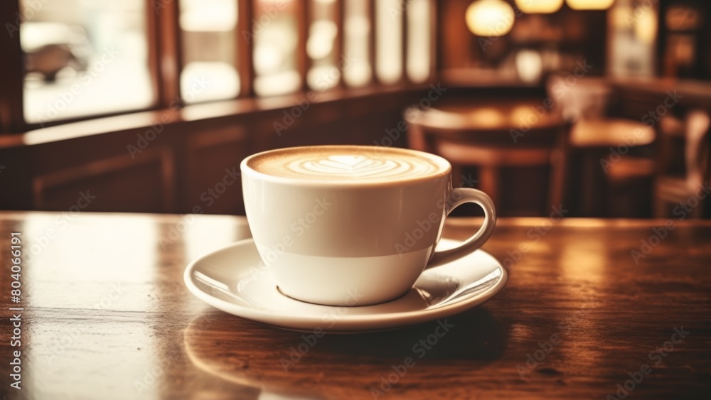 A moment of tranquility with a frothy delight A moment of tranquility with a frothy delight