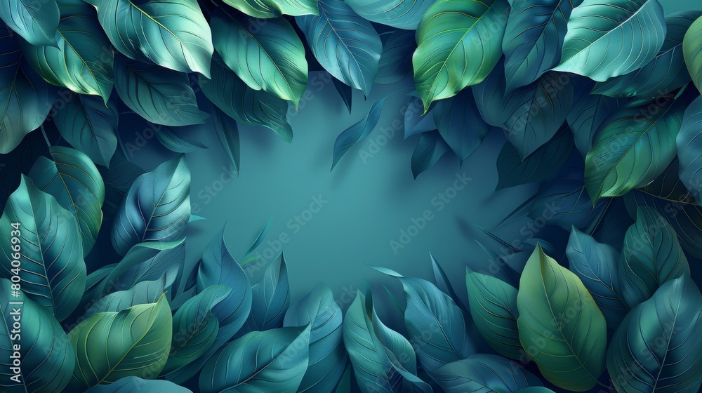 Abstract graphic tamplates design of leaves, AI generated Abstract graphic tamplates design of leaves, AI generated