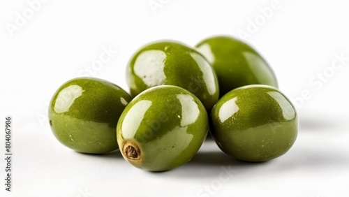 Wallpaper Mural  Fresh glossy green olives ready for a Mediterranean feast Torontodigital.ca