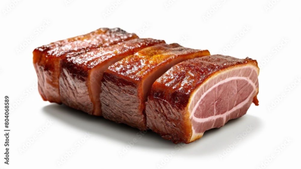 Deliciously roasted meat ready to savor Deliciously roasted meat ready to savor