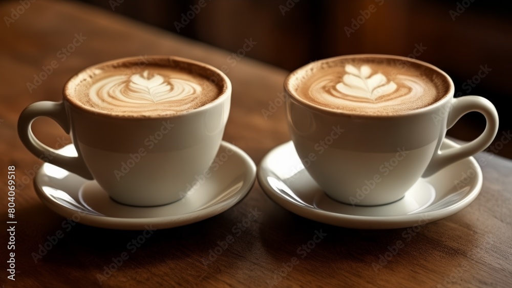  Deliciously crafted coffee art ready to be enjoyed