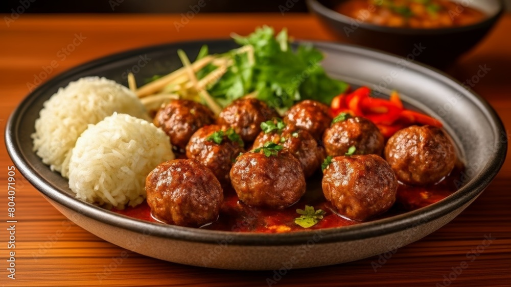 Delicious Asian cuisine ready to be savored Delicious Asian cuisine ready to be savored