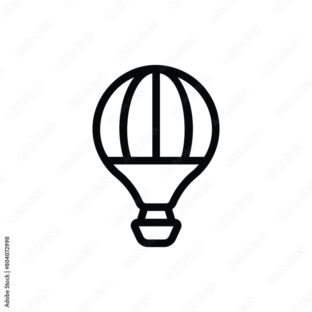 Hot Air Balloon vector icon Hot Air Balloon vector icon