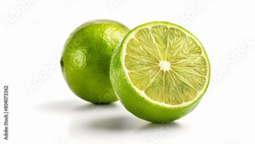  Freshly squeezed lime ready to zest