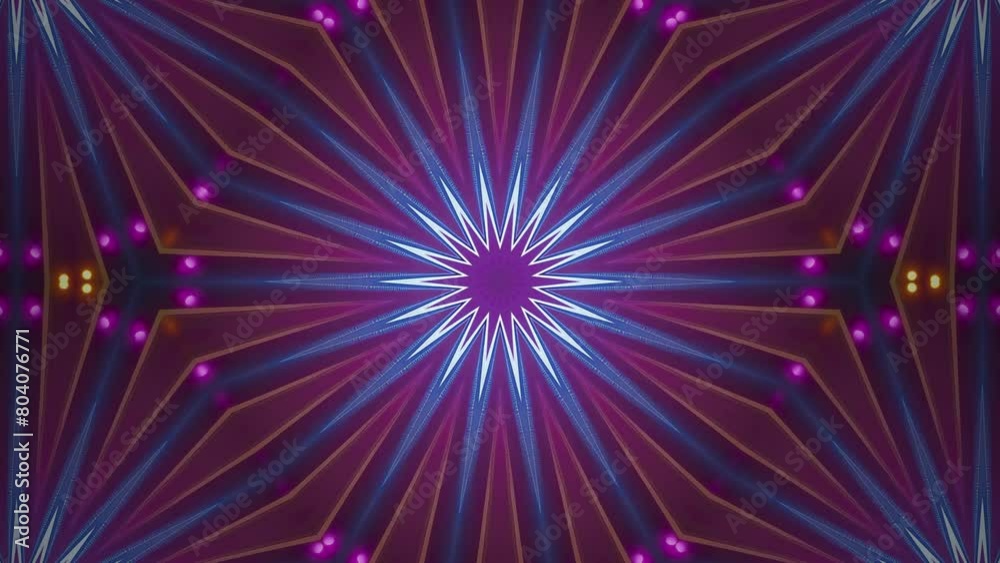 Transform your screen into a mesmerizing spectacle with a seamlessly looping 4k abstract background of neon light line