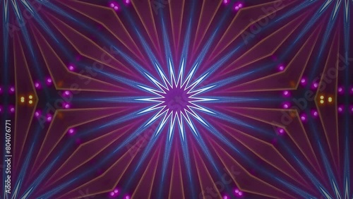 Transform your screen into a mesmerizing spectacle with a seamlessly looping 4k abstract background of neon light line