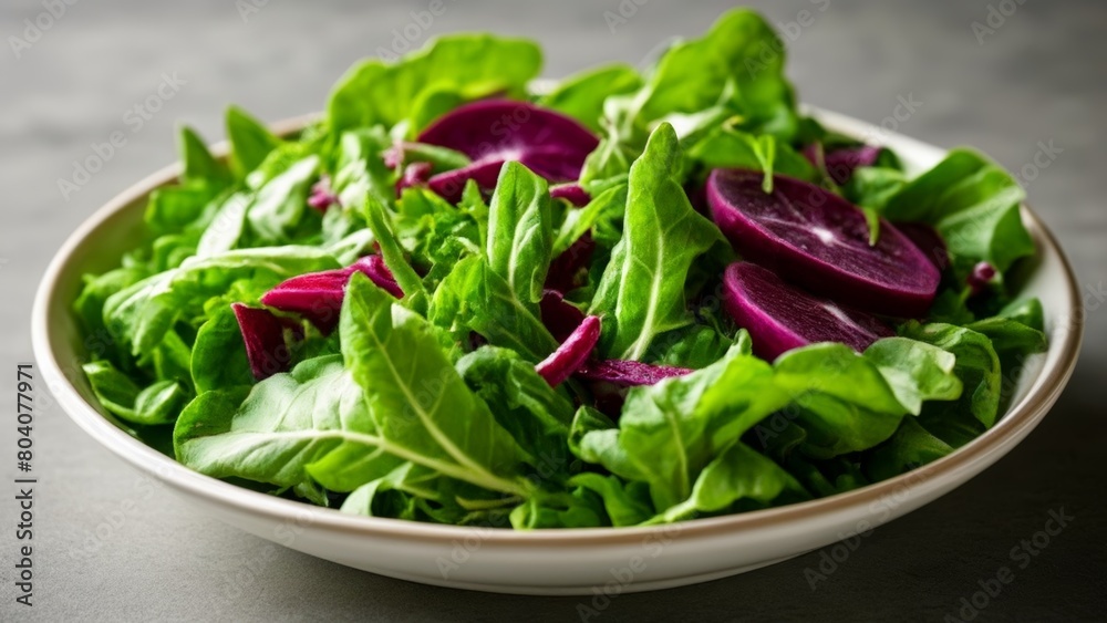Fresh and vibrant salad ready to be enjoyed Fresh and vibrant salad ready to be enjoyed