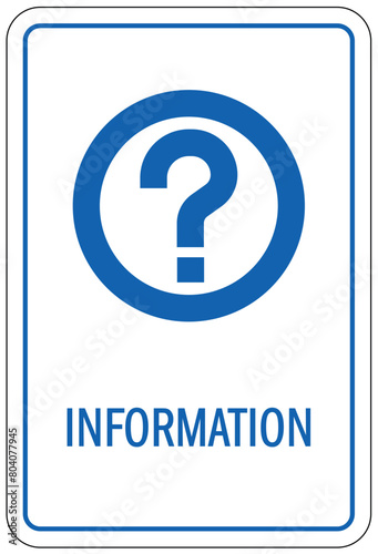 Information sign