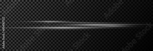 Glowing speed lines. Dynamic rays of light movement.