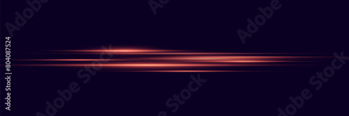 Glowing speed lines. Dynamic rays of light movement.