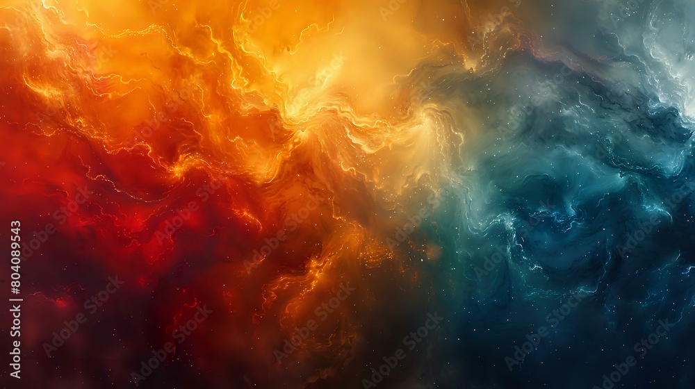 Dynamic Interplay of Emotions in Abstract Art
