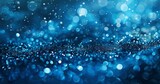 clean blue transparent water drops background, blurred droplet bokeh, creative liquid texture design, condensation macro