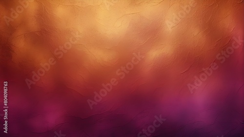 Rich gradient texture with a vintage cherry gold background that allows for design space and shades of dark orange, brown, and purple. Ideal for settings with an autumn theme, Halloween, or Thanksgivi photo