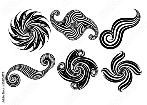 funky swirly line, 