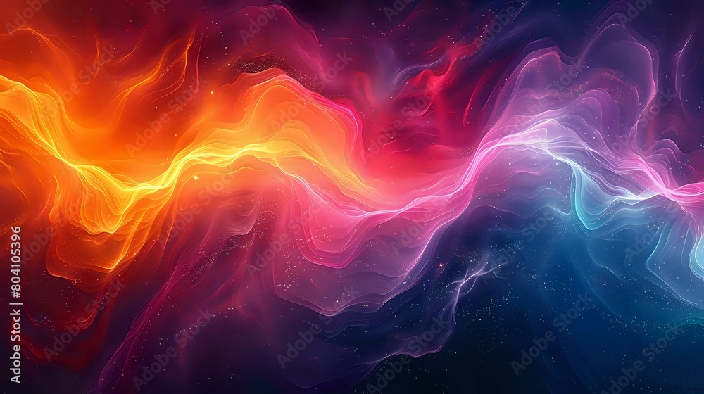 Digital Painting: Dynamic Abstract Artwork