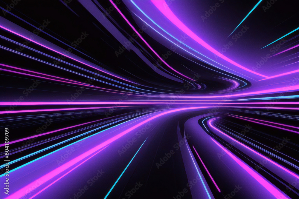 Fondo futurista abstracto con líneas de onda de alta velocidad en movimiento de neón azul rosa brillante y luces bokeh concepto de transferencia de datos fondo de pantalla fantástico Fondo futurista abstracto con líneas de onda de alta velocidad en movimiento de neón azul rosa brillante y luces bokeh concepto de transferencia de datos fondo de pantalla fantástico