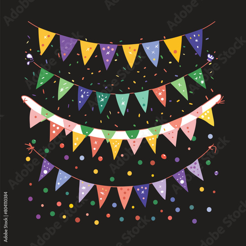 a poster for a brithday party called the party.