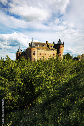 Old Middle Ages castle in the Netherlands