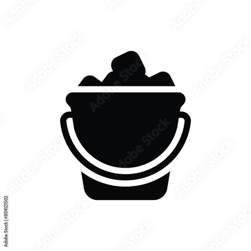 Ice Bucket vector icon