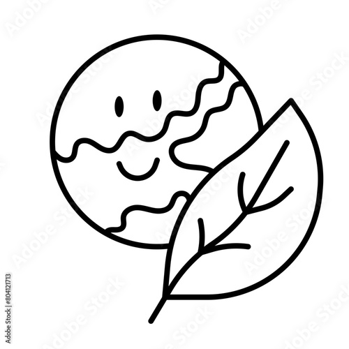 environment modern line style icon