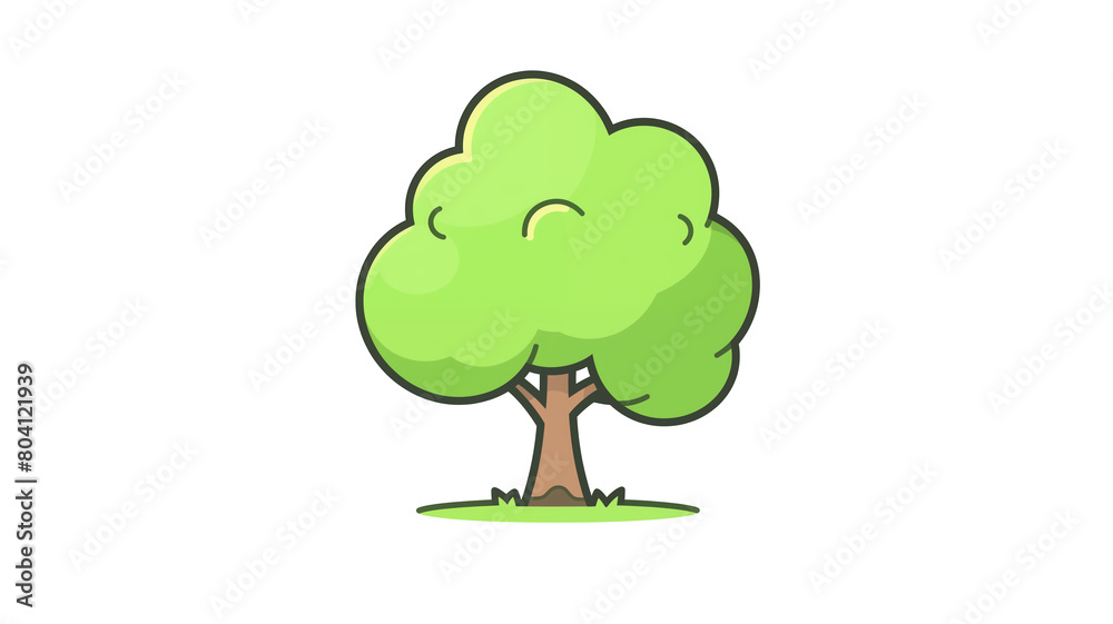 Hand drawn cartoon trees illustration material
Hand drawn cartoon trees illustration material