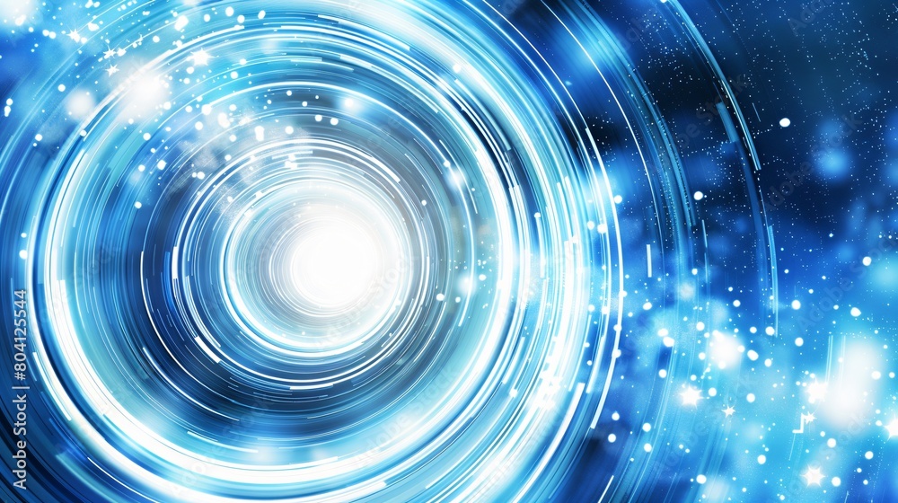Obraz premium abstract blue background with circles