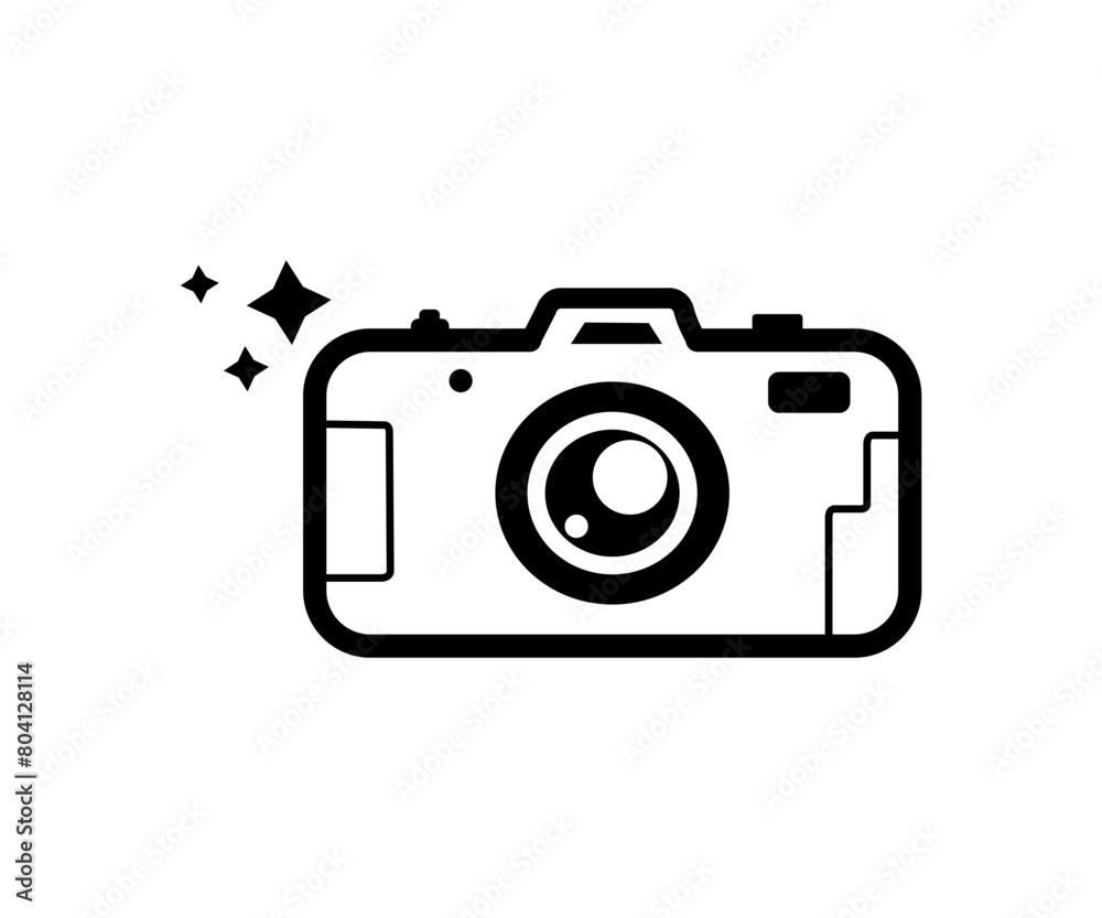 camera on a white background camera on a white background