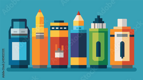 Experiment with different types of cartridges to find the perfect one for your setup and taste. Vector illustration