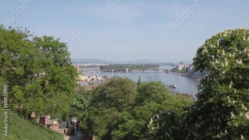 Budapest, Ungarn, Margarethenbrücke, Margaretheninsel
