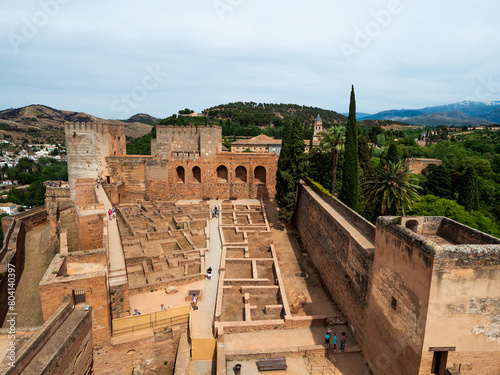 A l'intéreur de l'Alcazaba de Grenade