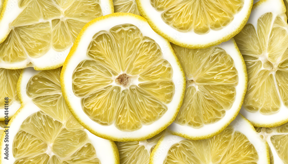 Lemon slice isolated on white background. Lemon fruit Clipping Path. Quality macro photo Lemon slice isolated on white background. Lemon fruit Clipping Path. Quality macro photo