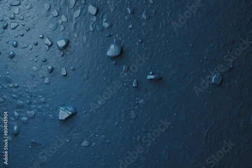 drops on blue background 