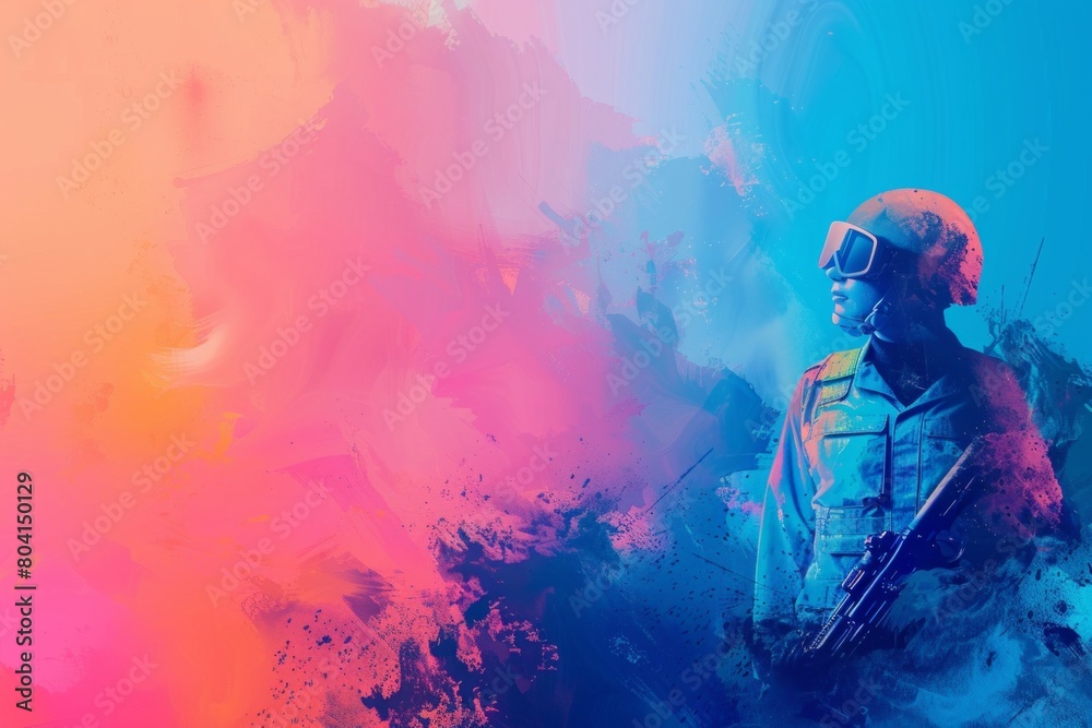 abstract background for International Day of UN Peacekeepers abstract background for International Day of UN Peacekeepers