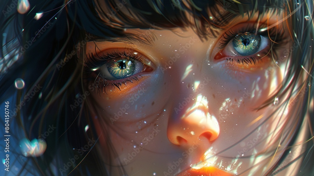 A detailed closeup of a girl from the Lethal Awakening artwork 8K , high-resolution, ultra HD,up32K HD A detailed closeup of a girl from the Lethal Awakening artwork 8K , high-resolution, ultra HD,up32K HD