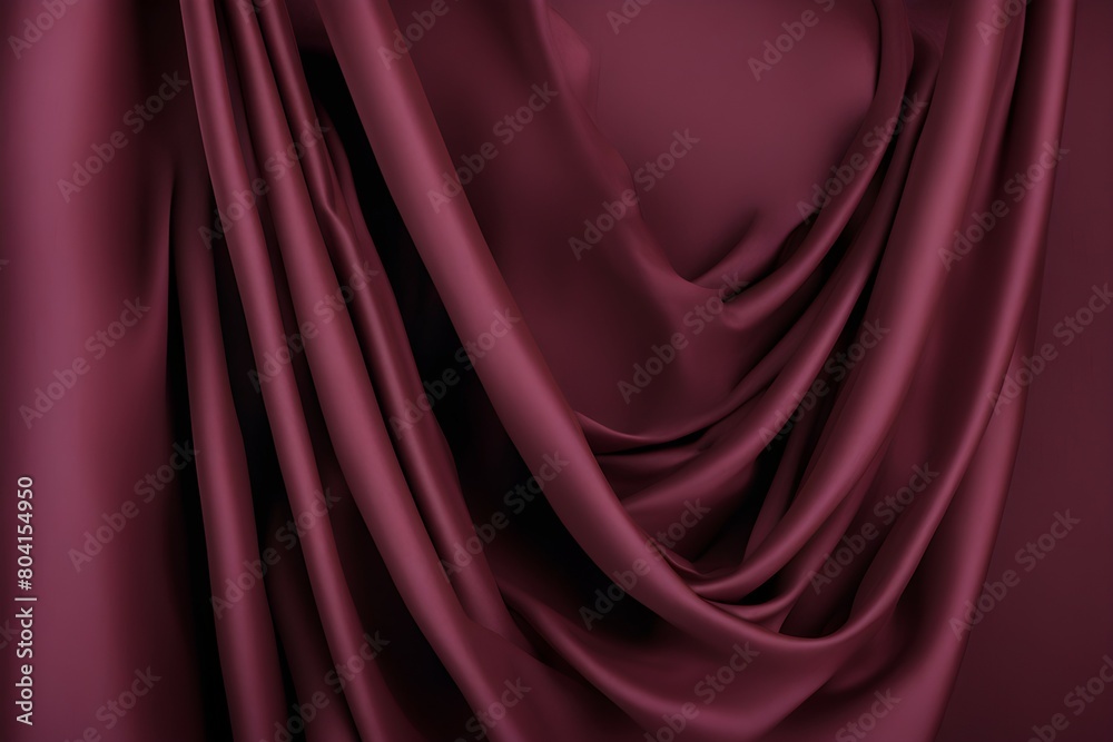 Obraz premium A long piece of purple fabric with a very curvy shape