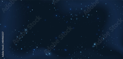 Space with stars. Galaxy background. Space stars, Celestial panorama, Night universe.