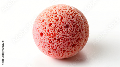 Makeup sponge on white background