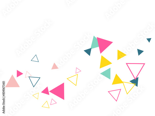  Cool Falling Triangles Explosion. Abstract geometric background.