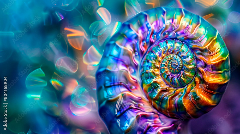 abstract background with colorful spiral